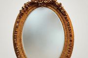 Magnificent French Rococo Style Large Oval Mirror