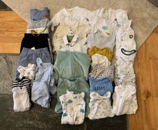 Baby Boy 0-3 month clothes bundle (100 items)(Great condition)