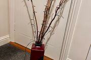 vase with LED lights