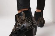Amazing Ankle Boots with Studs size 39 (new/unboxed)