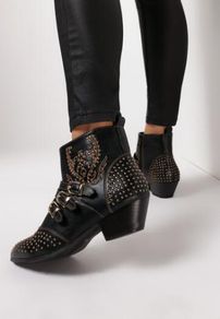 Amazing Ankle Boots with Studs size 39 (new/unboxed)