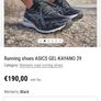 Asics gel Kayano 29 uni running shoes 7.5 size Image 6