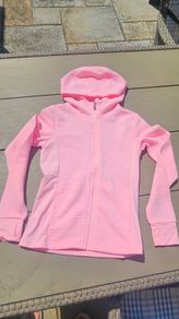 Girls pink ziptop