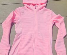 Girls pink ziptop