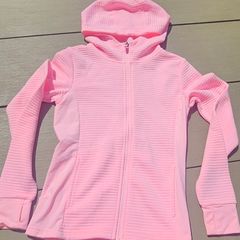 Girls pink ziptop
