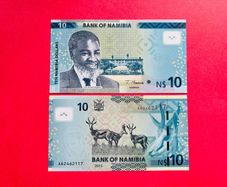 Namibia   10  Dollars  2015  ( Unc )