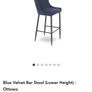 Navy Stool x4 Image 2