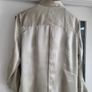 Burberry 100% Silk Oyster Blouse with Silver Monogram Buttons Sz 44 (Fit 10UK) Image 8