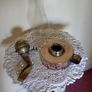 Antique Copper And Brass Portable Oil Lamp Image 5