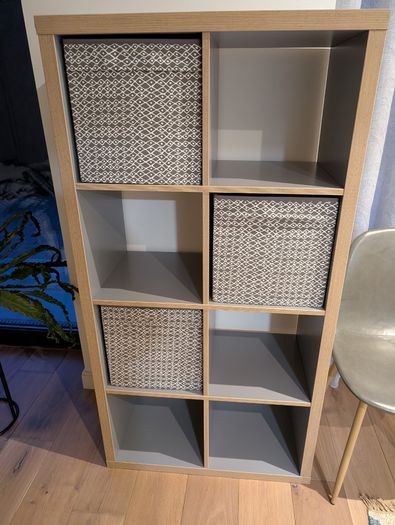 Kallax shelves 2 x 4