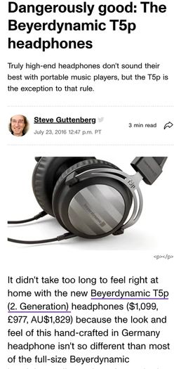 headphone beyerdynamic T5p 2nd gen