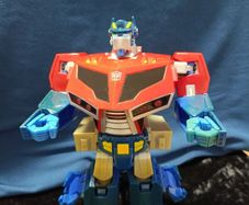 12" Talking Light-Up Animated Series Optimus Prime Action Figure Transformers