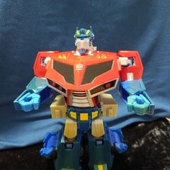 12" Talking Light-Up Animated Series Optimus Prime Action Figure Transformers