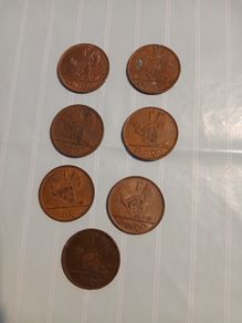 old irish pennies