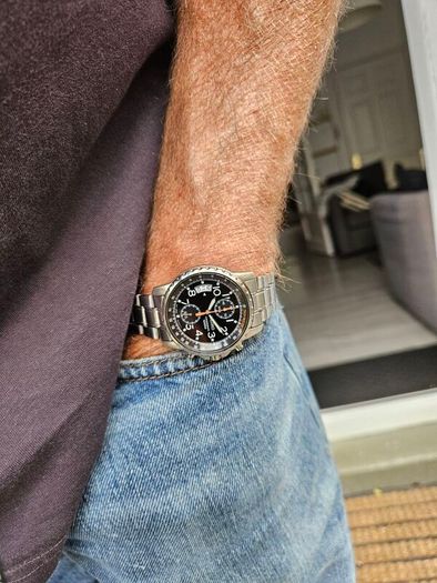 Watch Seiko Chronograph.
