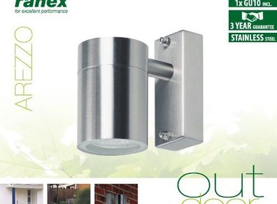 Brushed Stainless Steel Wall Light Free Shipping