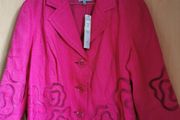 BNWT - PER UNA fuchsia linen blazer UK 16