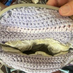 Handmade crochet macrame shoulder bags