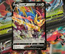 Zacian V ! Ultra Rare ! from Crown Zenith Set ! 2023 ! Pokemon Card !