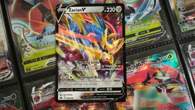 Zacian V ! Ultra Rare ! from Crown Zenith Set ! 2023 ! Pokemon Card !