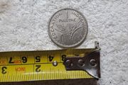 1947 indochina 1 Piastre coin