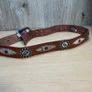 Vintage Devils Skin By Guido Angeloni Studded Leather Belt Italian Handmade Image 4