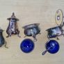 Antique silver-plated spice set Image 3
