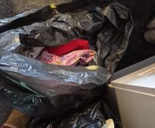 2 Black bags of girls clothes