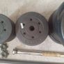 Full weight set and bench Image 6