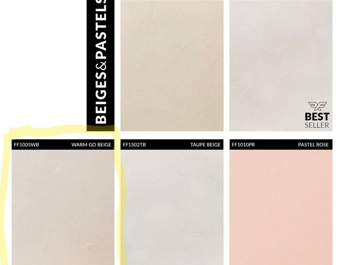 Microcement kit for walls FESTFLOOR GO! - 10 square meters, READY TO USE - EASY TO APPLY