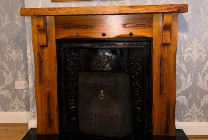 Solid pine surround and insert free