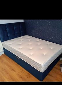 Brand New Stylish king Divan Beds.. Multiple Options Of Headboards. Tufted Memory Foam Mattresses Available. Drawers Storage Available