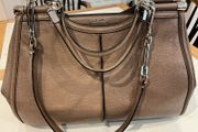 COACH  Brown Leather Satchel Handbag