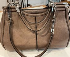 COACH  Brown Leather Satchel Handbag