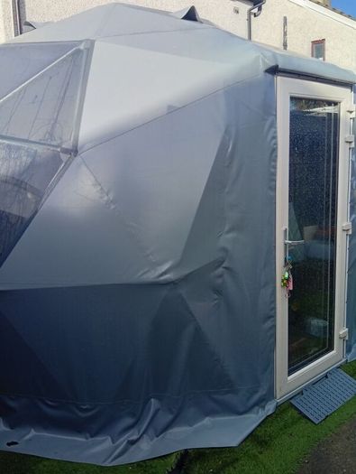 Deluxe 5m(16.4ft) Extremely Strong Structure For Irish Weather Dome Igloo Glamping