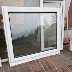 white pvc window