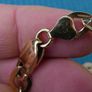 Vintage Sterling Silver 925 Gold Plated Very Long and Heavy Necklace length 19" - weight 32g Image 8