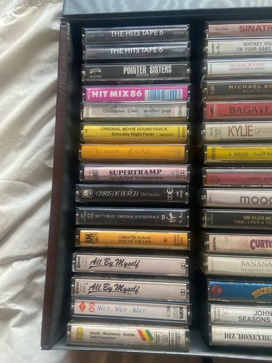 Cassette tapes collection.