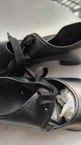 A Pair Of Leather Dance Shoes Size 12