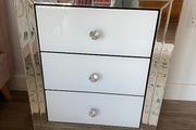 3 drawer bedside table locker
