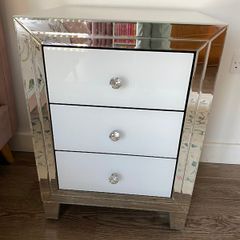 3 drawer bedside table locker