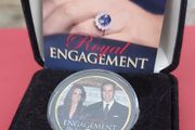 U.S.A. ROYAL ENGAGEMENT 24kt Gold Plated Kennedy Half Dollar Coin