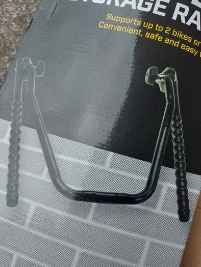 Welltool wall mounted Bicycle storage Rack, supports up to 2 Bikes, 30KG, in as new condition, never used