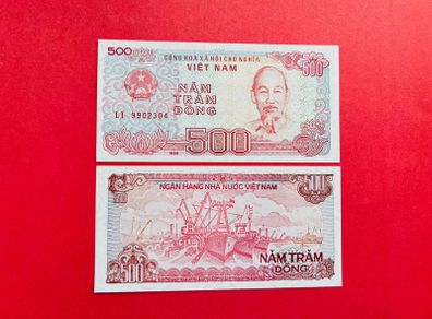 Vietnam 500 Dong  1988  ( uncirculated )