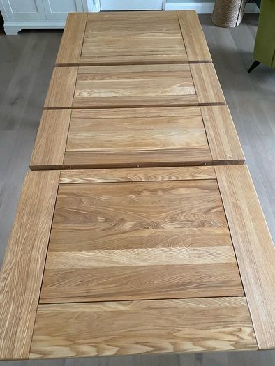 Solid Oak Extending Dining Table Fully Refinished