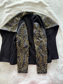 Black Gold Embroidered Jacket