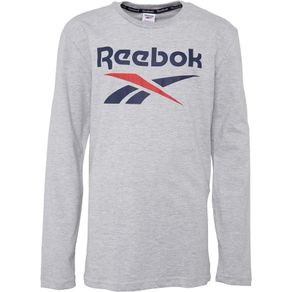 Reebok Junior  Long Sleeve T-Shirt  Grey