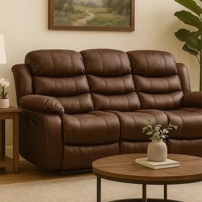 3 Seater PU Leather Recliner Sofa , Waterproof.