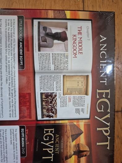 ancient egypt dvd and book set. new sealed