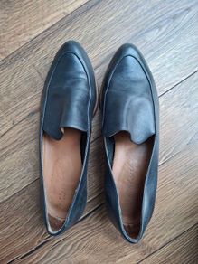 Leather loafers